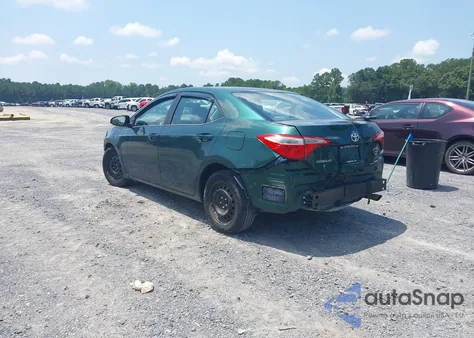 2016 Toyota Corolla Le из США, поврежденный, VIN 5YFBURHE1GP391211